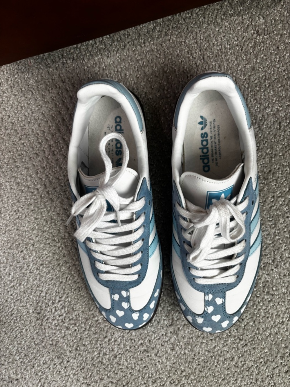 Comme Des Garçons Play Shoes Adidas Heart Samba - Picture 3 of 6